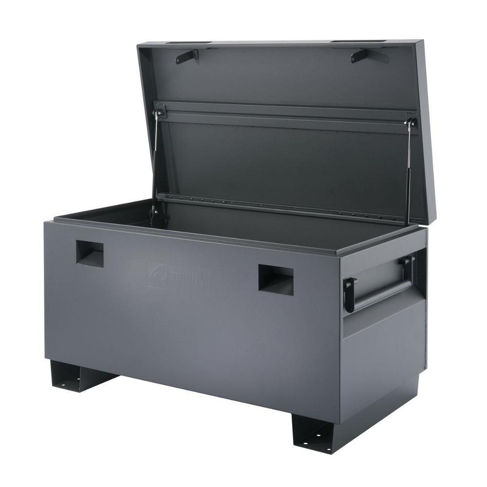 45 in. Job Site Box, Gray - Super Arbor