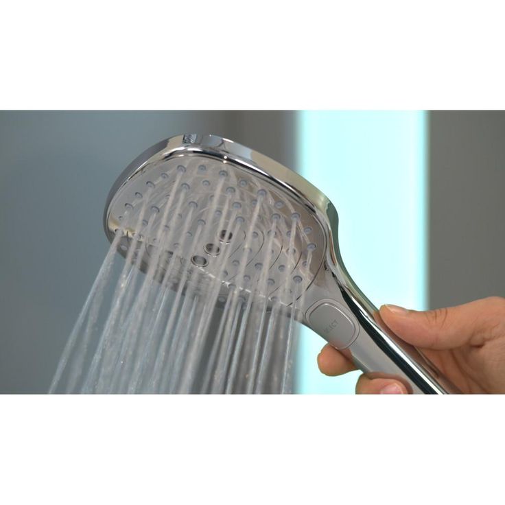 4-spray 14.125 in. Dual Shower Head and Handheld Shower Head in Chrome