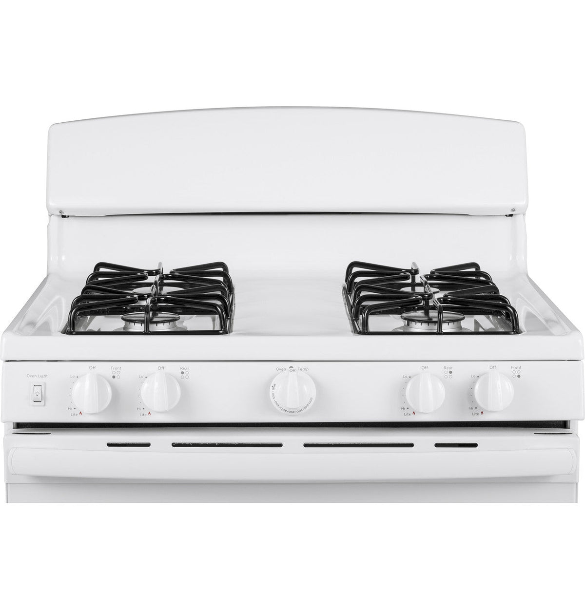 GE 30-in 4-Burner 4.8-cu ft Freestanding Gas Range (White) JGBS30DEKWW