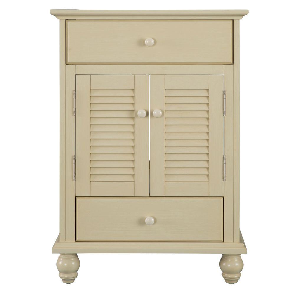Cottage 48 in. W Bath Vanity Cabinet Only in Antique White - Super Arbor