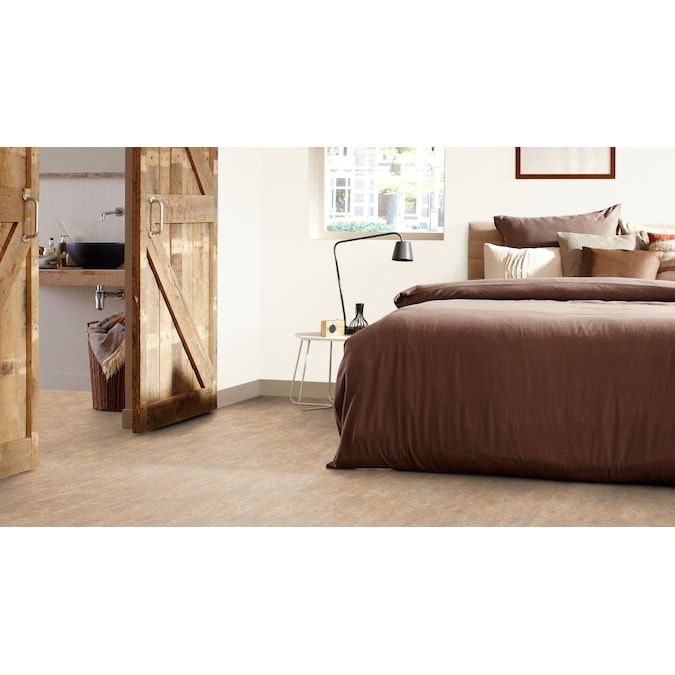 Forbo Flooring Systems Marmoleum Cinch Loc Seal Donkey Island 10-mm T x 12-in W x 12-in L Waterproof Tile Look Laminate Flooring (6.78-sq ft / Carton)