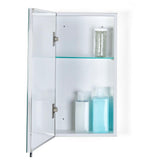 12 in. x 21.75 in. x 4 in. Mirrored Medicine Cabinet - Super Arbor