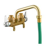 2-Handle Laundry Faucet in Rough Brass - Super Arbor