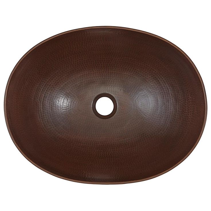 SINKOLOGY Maxwell All-In-One 18 in. Copper Bathroom Vessel Sink with Pfister Ashfield Rustic Bronze Faucet and Drain