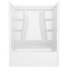 Classic 500 60 in. x 32 in. Soaking Bathtub with Right Drain in High Gloss White