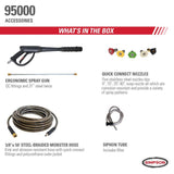 Simpson SIMPSON 3200 95000 PSI at 2.8 GPM HONDA GX200 Cold Water Pressure Washer