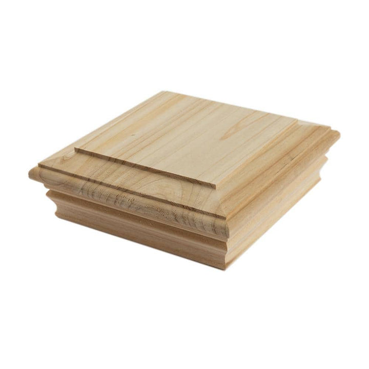 Deckorators 6 in. x 6 in. Newport Classic Cedar Wood Post Cap
