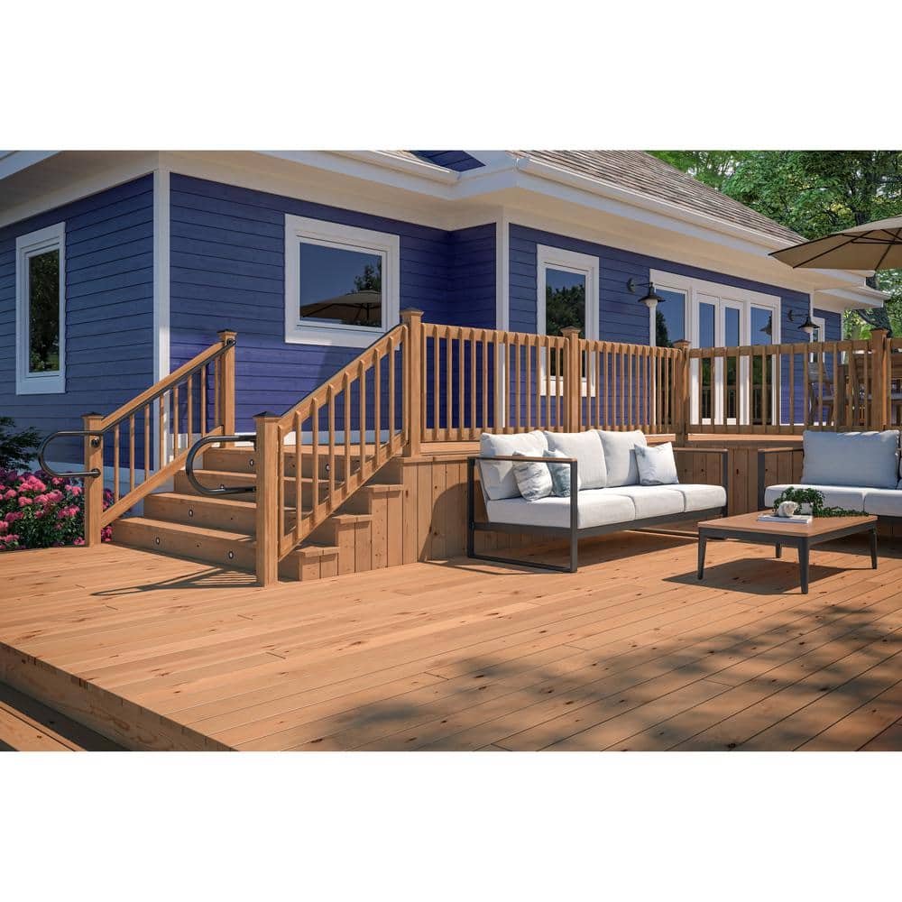 ProWood 6-Step Pressure-Treated Cedar-Tone Pine Stair Stringer