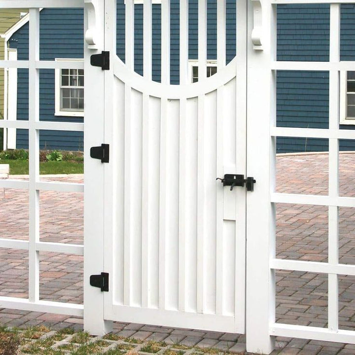 Everbilt 3-1/2 in. x 4-1/2 in. Black Gate Tee Hinge