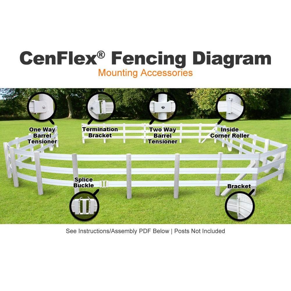 CenFlex Black Splice Buckle