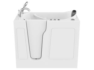 Universal Tubs HD Series 26 in. x 46 in. Right Drain Quick Fill Walk-In Air Tub in White
