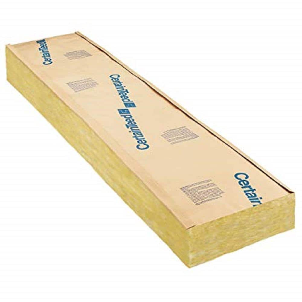CertainTeed R-19 Kraft Faced Fiberglass Batt Insulation, 23 in. x 93 in., 133.69 sq. ft. (9-Pack)