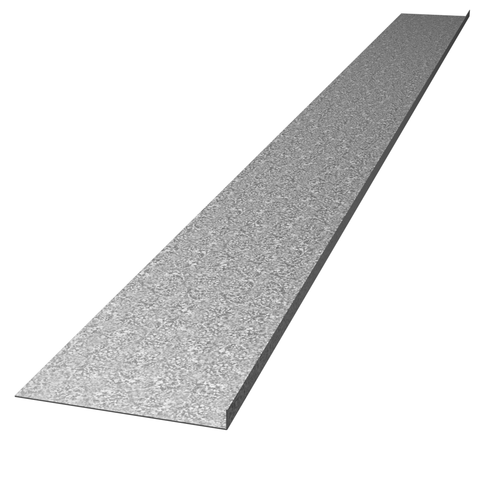 Able Sheet Metal 26 Gauge Galvanized Counter Flashing - 6 in x 10 ft