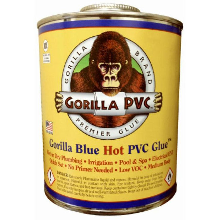 1 in. x 25 ft. Black PVC Schedule 40 Flexible Pipe with Gorilla Glue