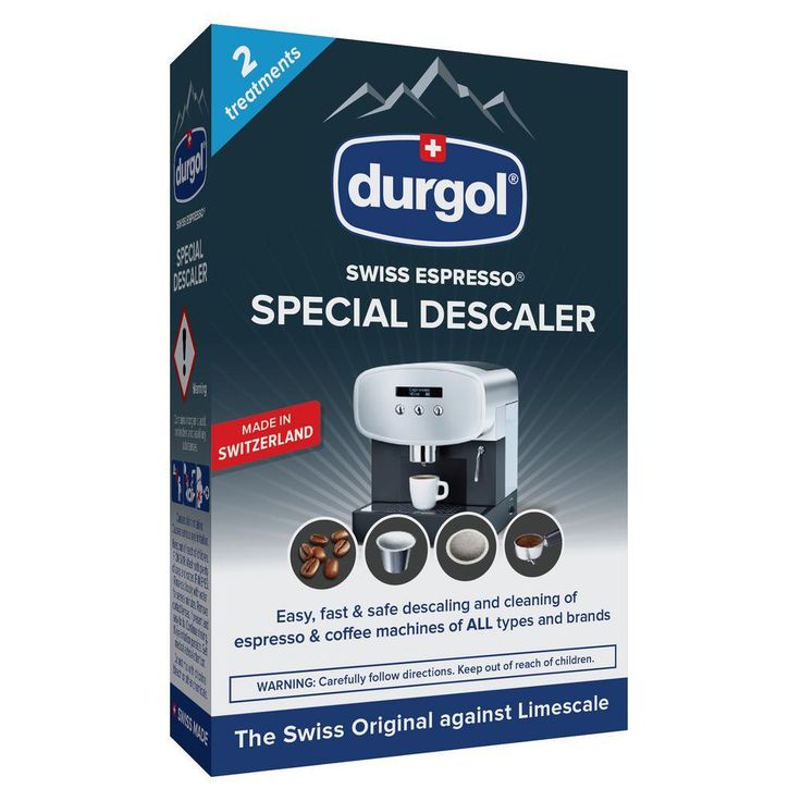 Swiss Espresso Machine Descaler/Decalcifier Solution (4-Pack)