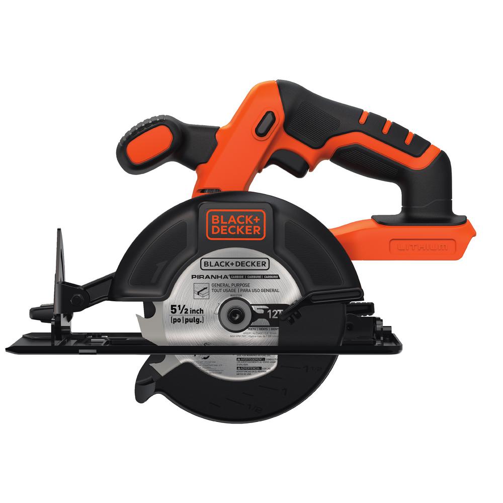 20-Volt MAX Lithium-Ion Cordless 5-1/2 in. Circular Saw (Tool-Only) - Super Arbor
