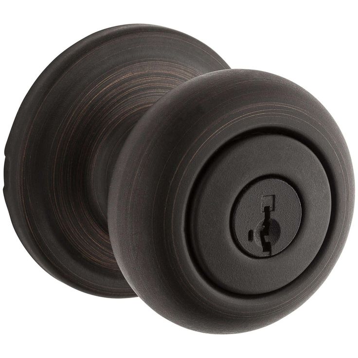Kwikset SmartKey Juno Venetian Bronze Entry Lockset ANSI/BHMA Grade 2 KW1 1-3/4 in.