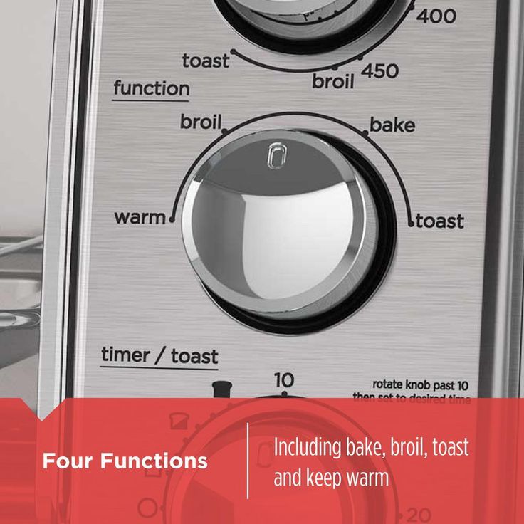 4-Slice Stainless Steel Toaster Oven