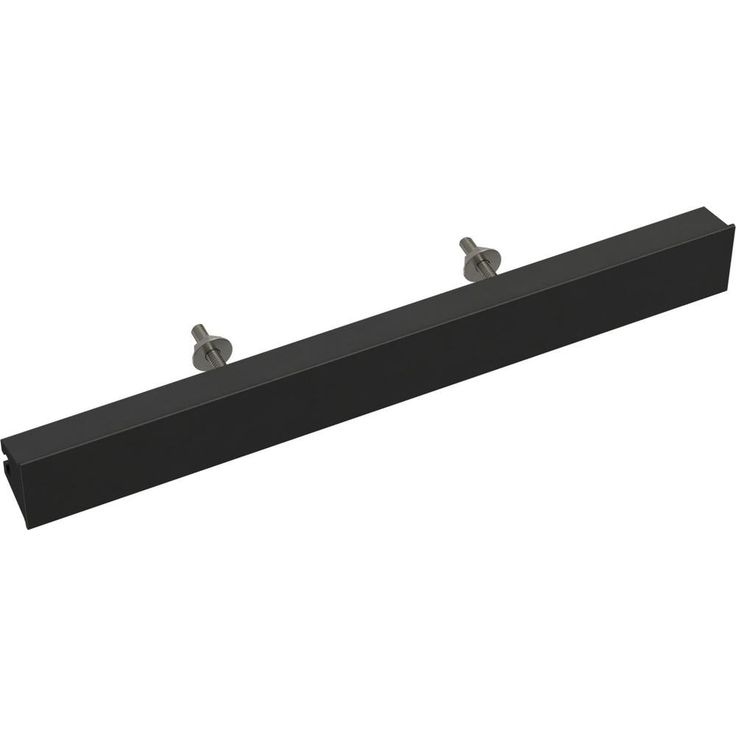 Inclination 2 in. to 8-13/16 in. (51 mm to 224 mm) Matte Black Adjustable Drawer Pull