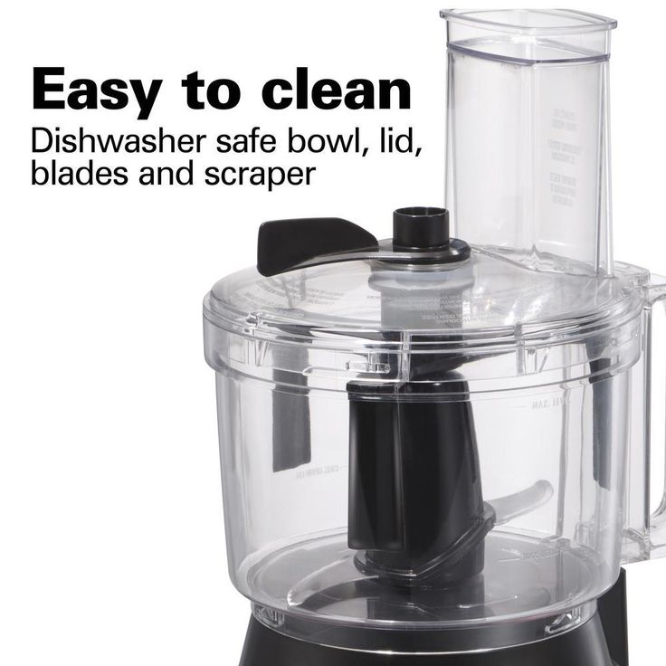 450-Watt 10-Cup Food Processor with Bowl Scraper Attachment