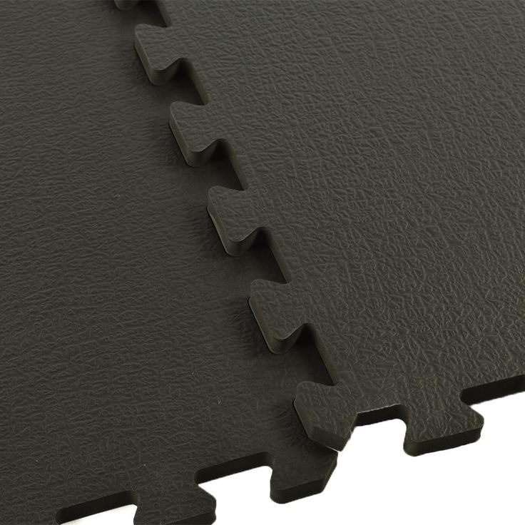 Greatmats Sport Plus Designer Black 2 ft. x 2 ft. x 0.39 in. Interlocking High Density Foam Floor Tiles (Case of 25)