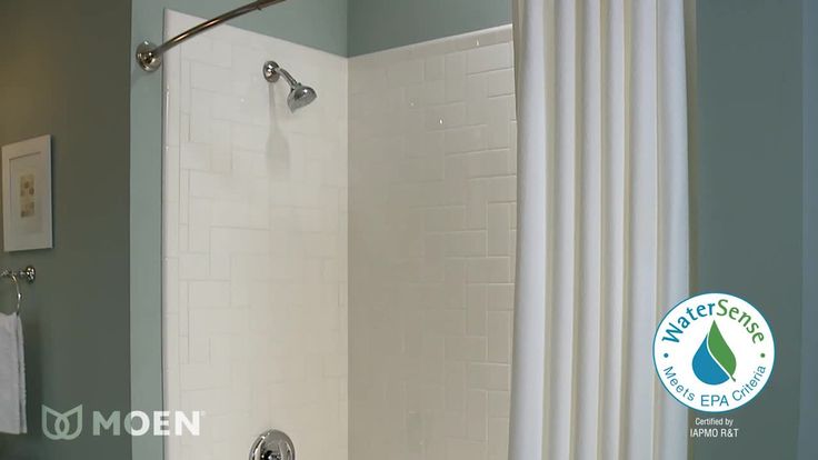 Moen Adler Spot Resist Brushed Nickel 1-Handle Shower Faucet with Valve