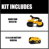 20-Volt MAX Lithium-Ion Cordless Band Saw (Tool-Only) with 20-Volt MAX 4.0Ah Battery - Super Arbor