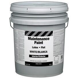 Property Advantage Flat Maintenance 5G I/E White Latex Paint (Actual Net Contents: 640-fl oz)