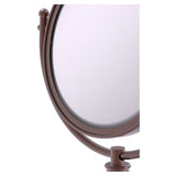 Allied Brass Soho 8-in x 15-in Antique Copper Double-Sided Magnifying Countertop Vanity Mirror