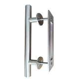 12 in. x 1 in. Stainless Steel Sliding Barn Door Pull Handle - Super Arbor