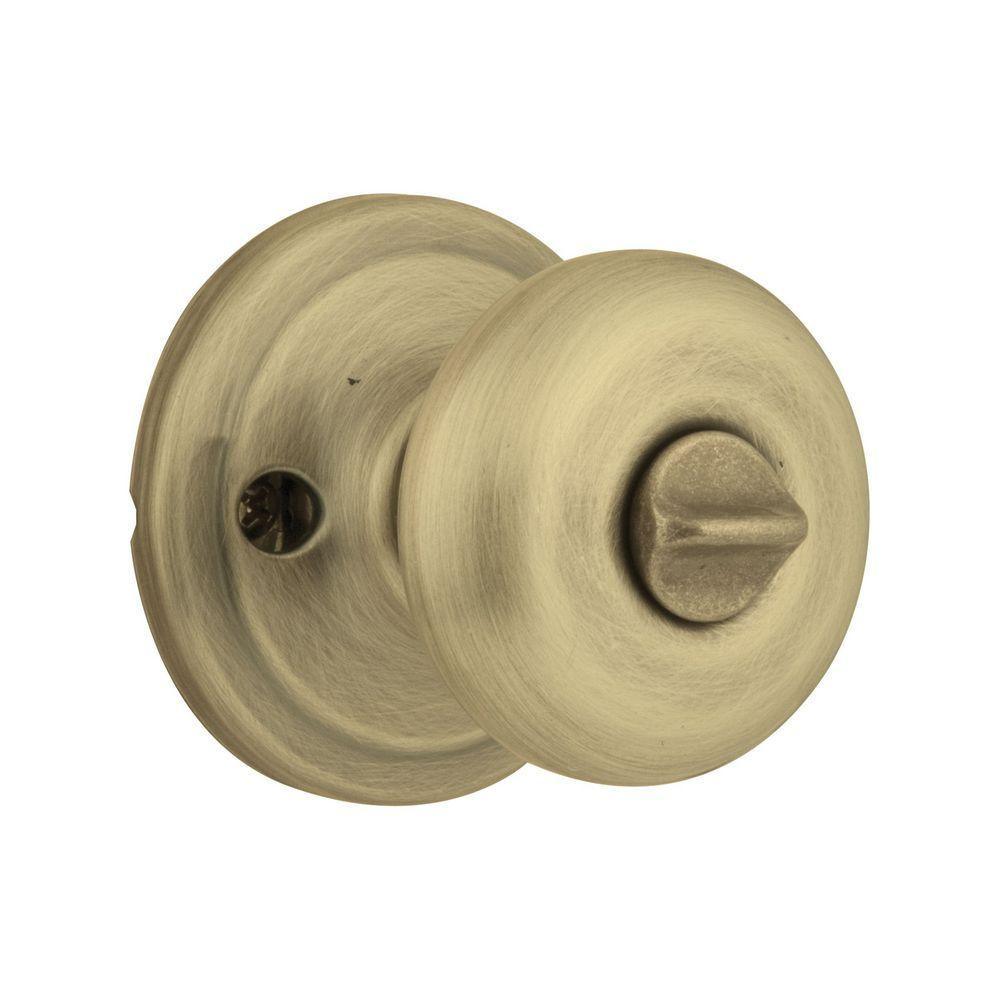 Juno Satin Nickel Entry Door Knob Featuring SmartKey Security with Microban Antimicrobial Technology - Super Arbor