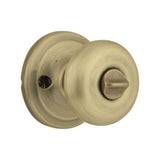 Juno Satin Nickel Entry Door Knob Featuring SmartKey Security with Microban Antimicrobial Technology - Super Arbor