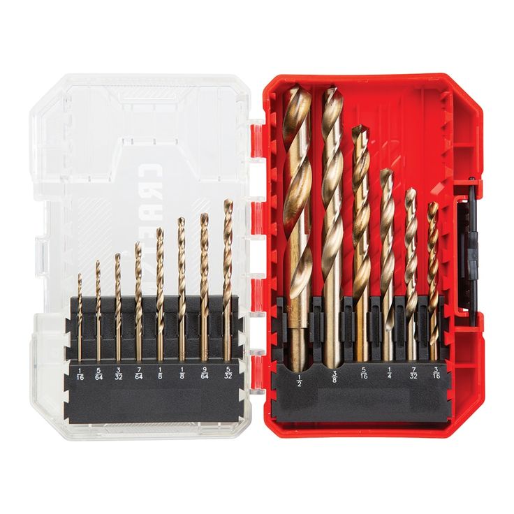 CRAFTSMAN 14-Piece Assorted Gold Ferrous Coated HSS Twist Drill Bit Set