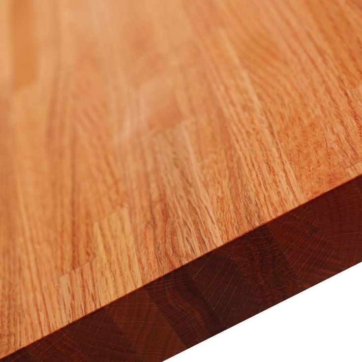 Sparrow Peak Red Oak 6-ft Natural Straight Butcher Block Oak Kitchen Countertop