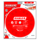 Diablo Ultimate Polished Finish Saw Blade 12" 100 Teeth