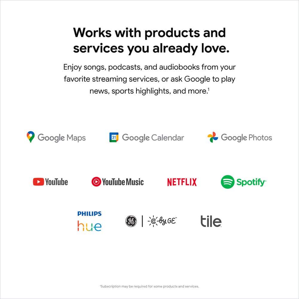 Google Nest Hub 2nd Gen - Smart Home Speaker and 7 in. Display with Google Assistant - Chalk