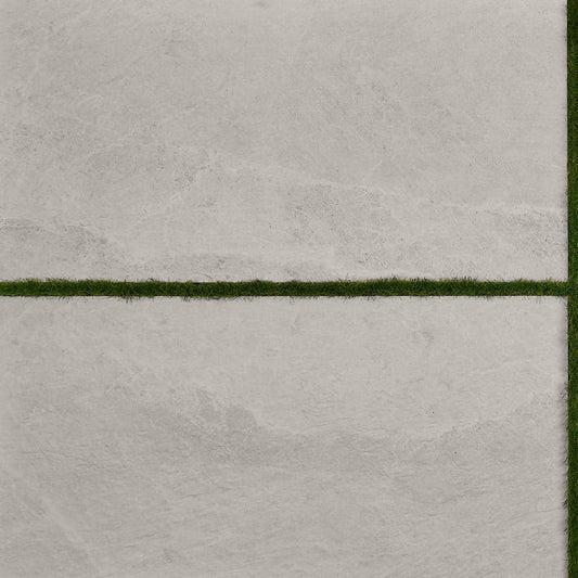 Ivy Hill Tile LithoTech 23.62 in. x 47.24 in. x 0.78 in. Chalk White Matte Porcelain Floor Paver Tile (7.74 sq. ft./Each)