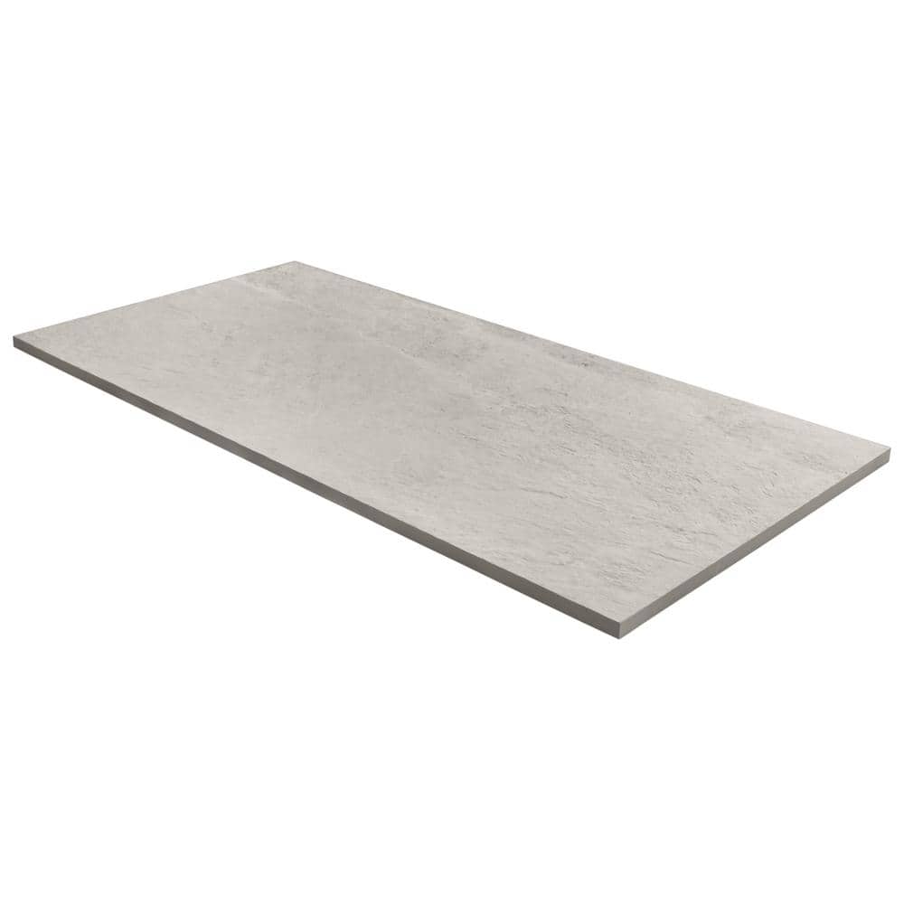Ivy Hill Tile LithoTech 23.62 in. x 47.24 in. x 0.78 in. Chalk White Matte Porcelain Floor Paver Tile (7.74 sq. ft./Each)