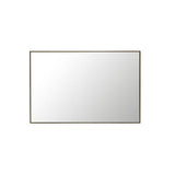 James Martin Vanities Rohe 26" x 40" Rectangular Bathroom Vanity Mirror, Champagne Brass