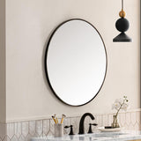 James Martin Vanities Rohe 30" Rectangular Bathroom Mirror, Champagne Brass