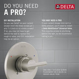 Delta Linden In2ition 2-in-1 1-Handle Shower Faucet Trim in Champagne Bronze (Valve Not Included)