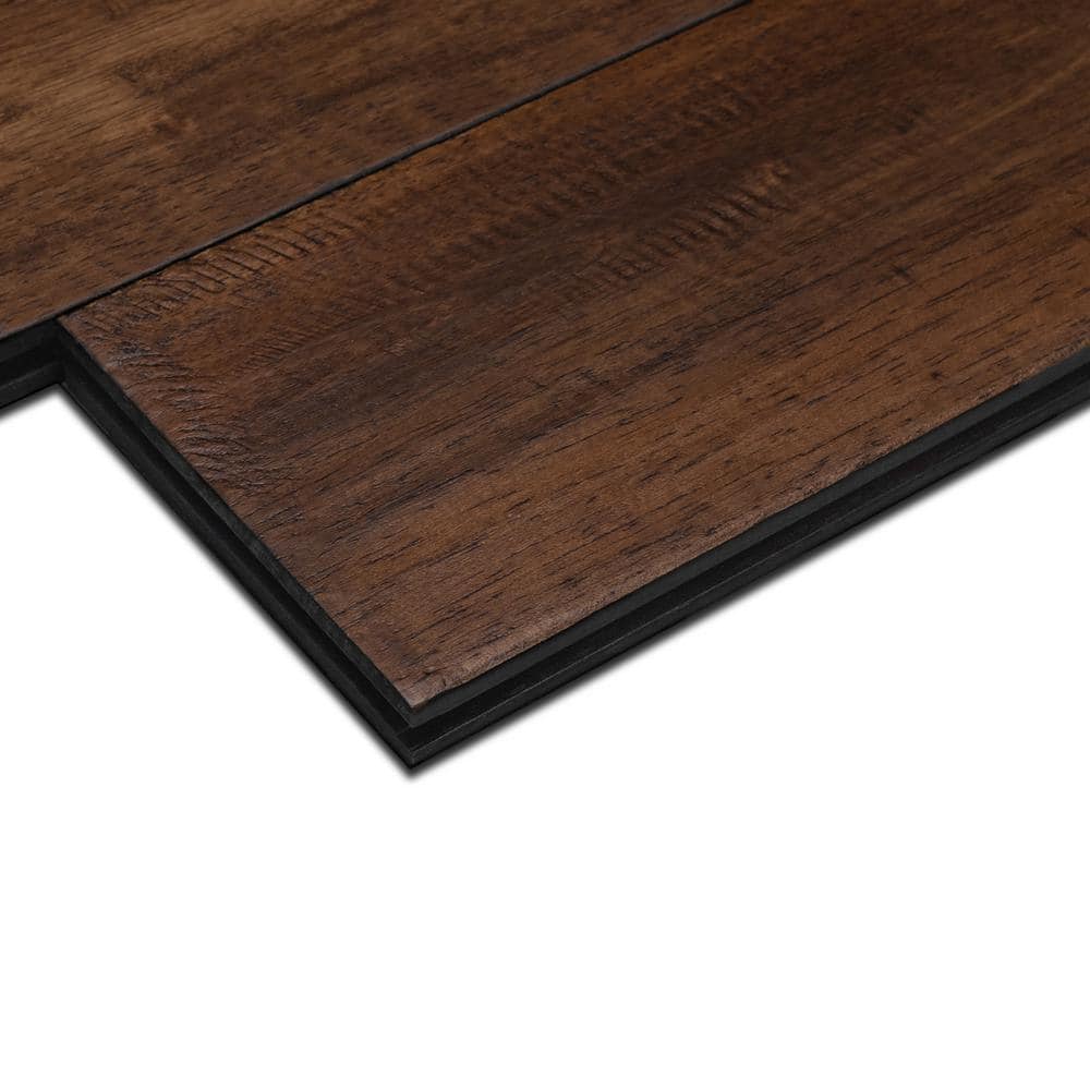 ASPEN FLOORING Chandler Caucho Wood 3/4 in. T x 4.5 in. W Light Distressed Solid Hardwood Flooring (21.82 sqft/case)