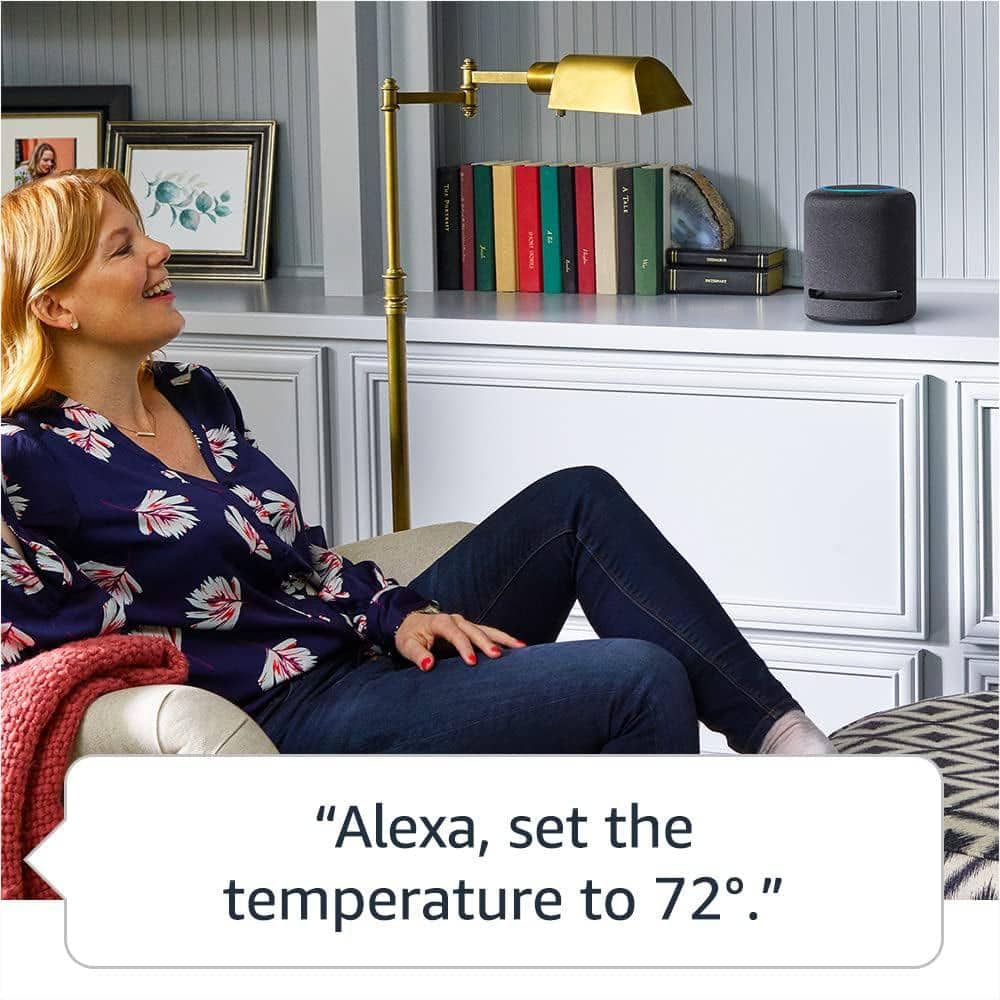 Amazon Echo Studio Smart Speaker with Alexa in Charcoal