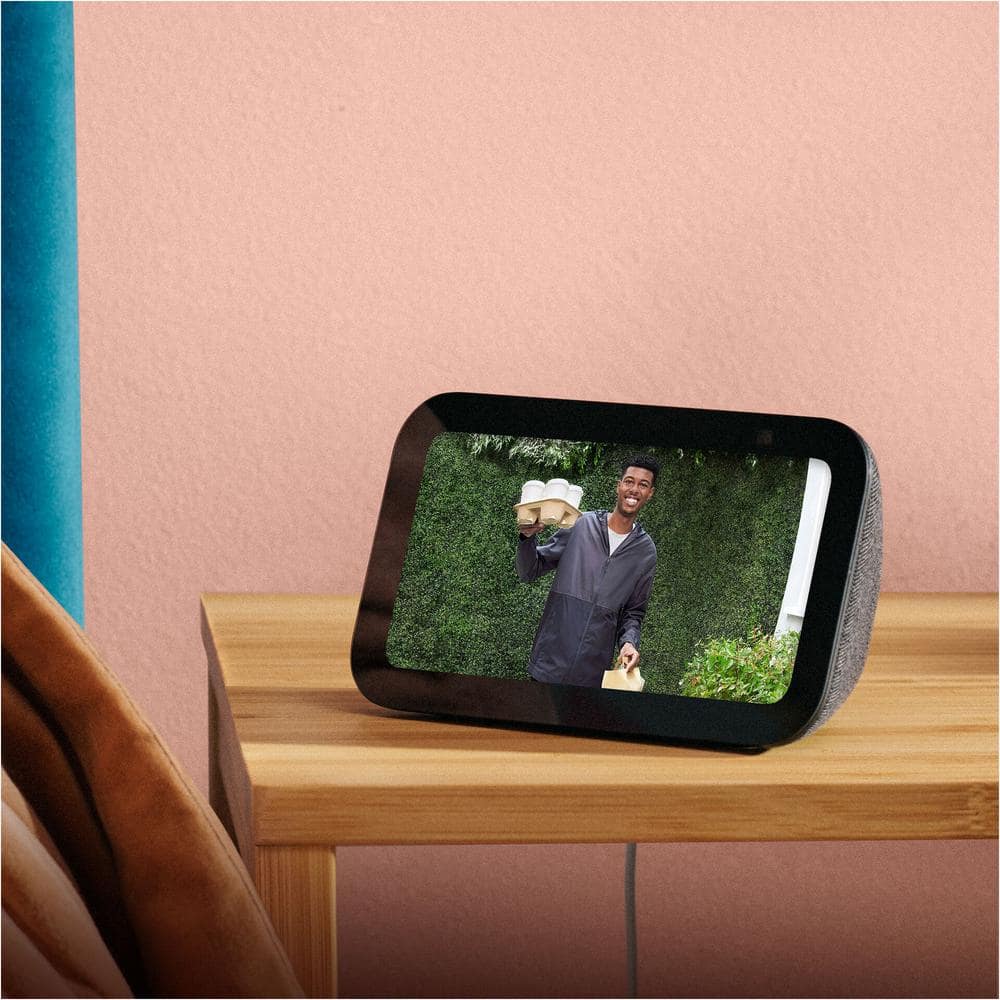Amazon Echo Show 5 (3rd Gen, 2023 release), Smart Display with Deeper Bass and Clearer Sound, Charcoal