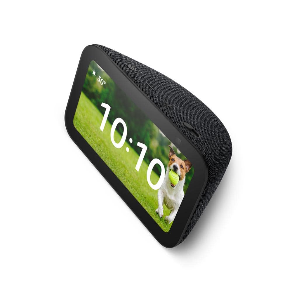 Amazon Echo Show 5 (3rd Gen, 2023 release), Smart Display with Deeper Bass and Clearer Sound, Charcoal
