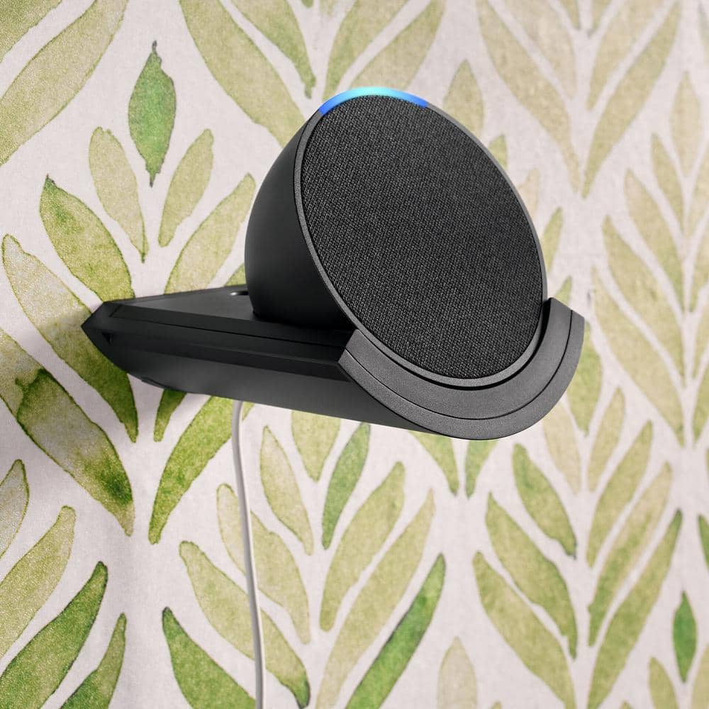 Amazon Echo Pop (1st Gen, 2023 Release) Full Sound Compact Smart Speaker with Alexa, Charcoal