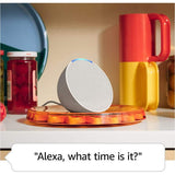 Amazon Echo Pop (1st Gen, 2023 Release) Full Sound Compact Smart Speaker with Alexa, Charcoal