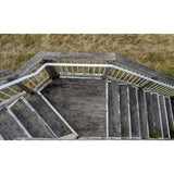 EZ Handrail 1.9 in. Aluminum Round ADA Handrail Bronze Adjustable Angle