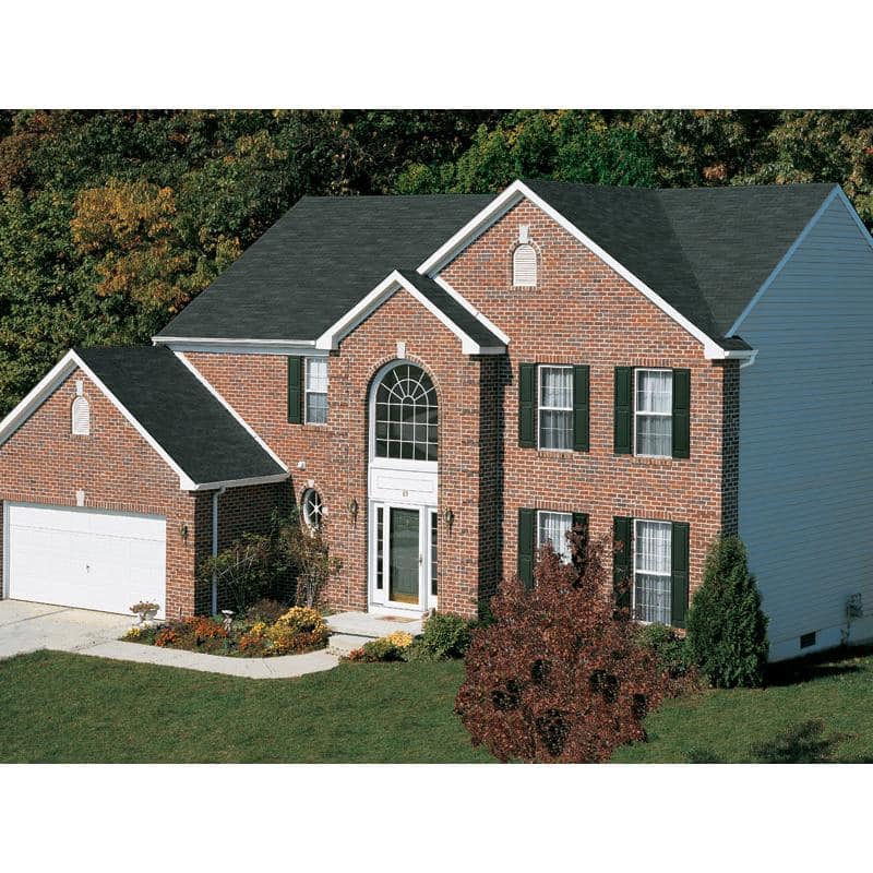 GAF Royal Sovereign Charcoal Algae Resistant 3-Tab Roofing Shingles