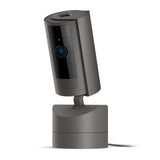 Ring Pan-Tilt Indoor Cam Plug-in Security Camera with 360° Horizontal Pan Coverage, Live View and Two-Way Talk, Charcoal